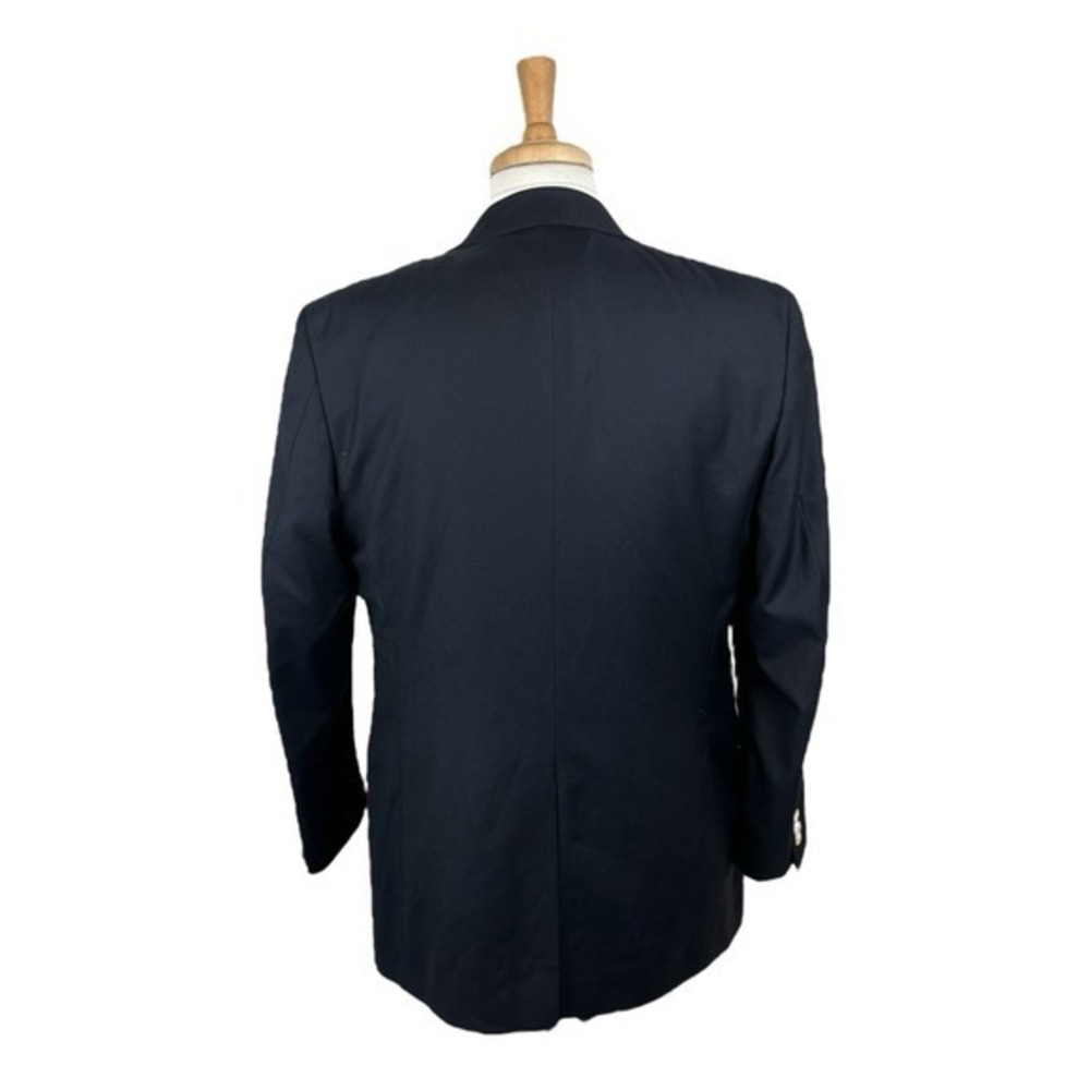 Brooks Brothers Black Gold Button Saxxon Wool Men's‎ Blazer Madison Fit 41L - Picture 2 of 7